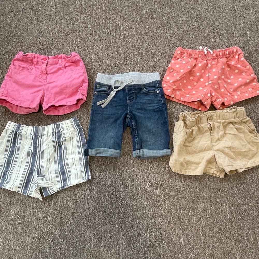 Girls Size 8 Years Clothes Summer Shorts Bundle